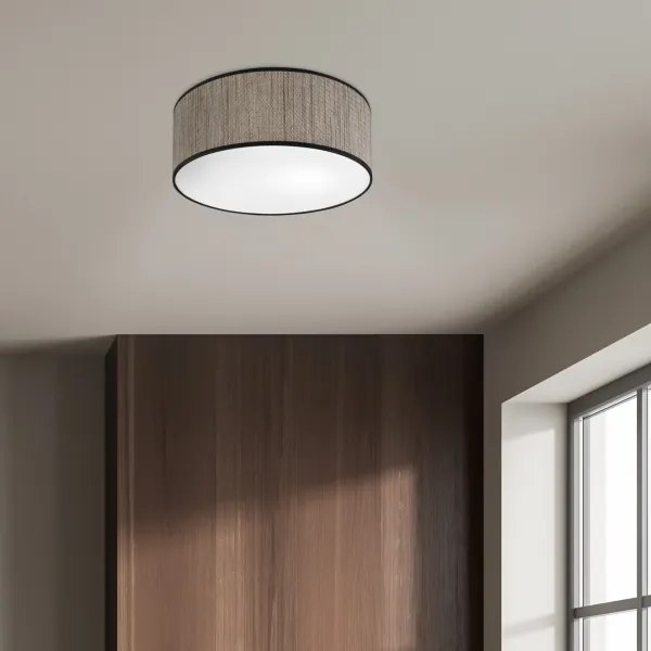 Stropné svietidlo SIRJA 2xE27/15W/230V priemer 35 cm hnedé