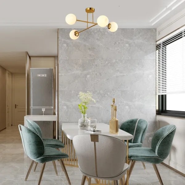 Rabalux 71082 - Luster na tyči KIARA 4xE27/35W/230V zlatá