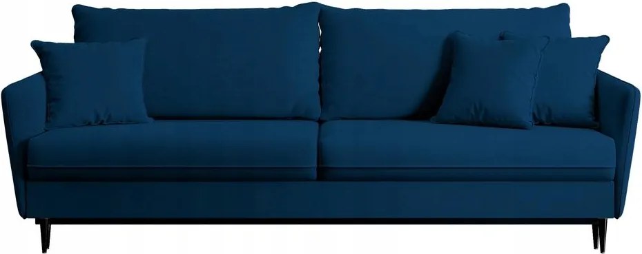 Pohovka trojsedačka Vivaldio (modrá čierna)