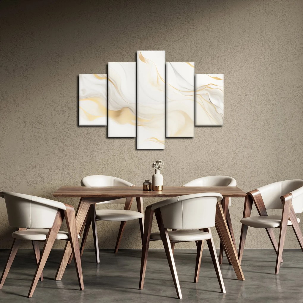 Obraz - Abstrakcia s dekorom (150x105 cm)