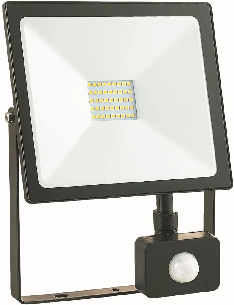 Vonkajší LED reflektor SANDY LED R1888 30W SMD 4000K s pohybovým senzorom