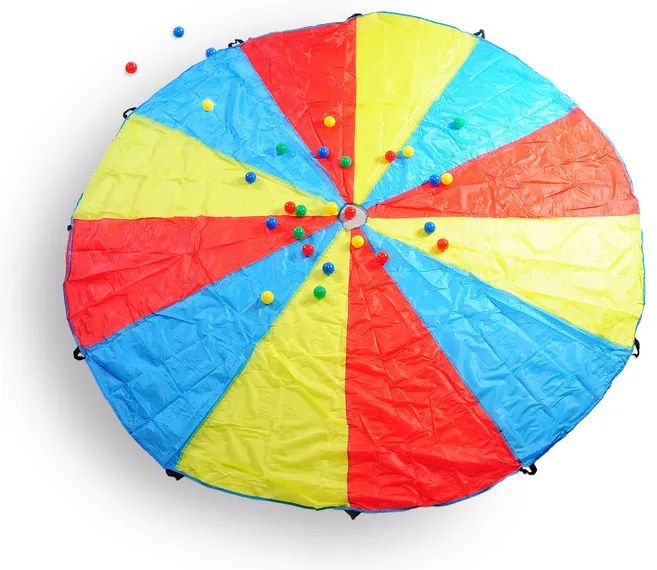 Motorický padák s loptičkami