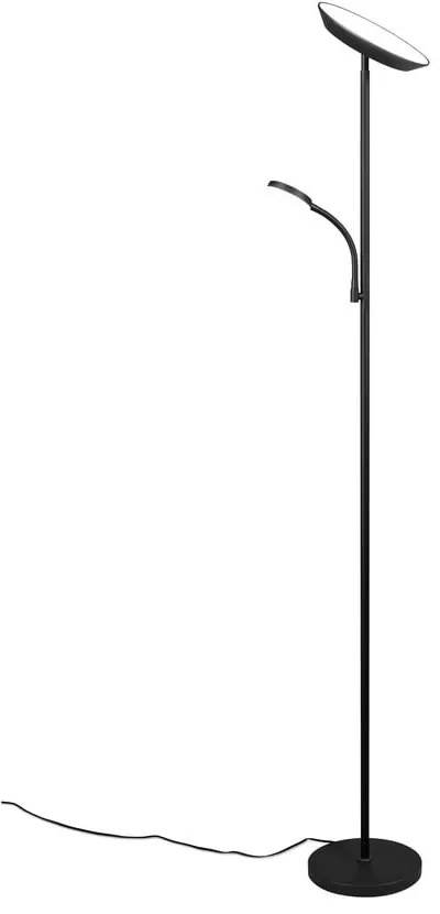 Čierna LED stojacia lampa (výška 178 cm) Specter – Trio