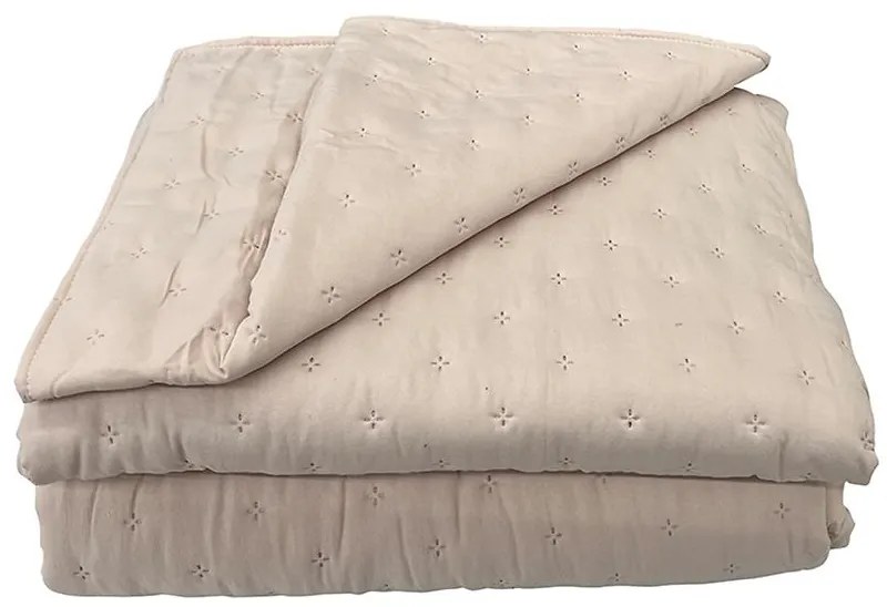 Prikrývka na posteľ Alma 220x250 svetloružová Merkury Home