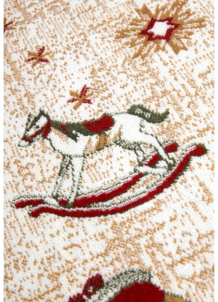 Červený koberec s vianočným motívom s prímesou bavlny 50x80 cm Toy's Delight Red Christmas – Villeroy&Boch