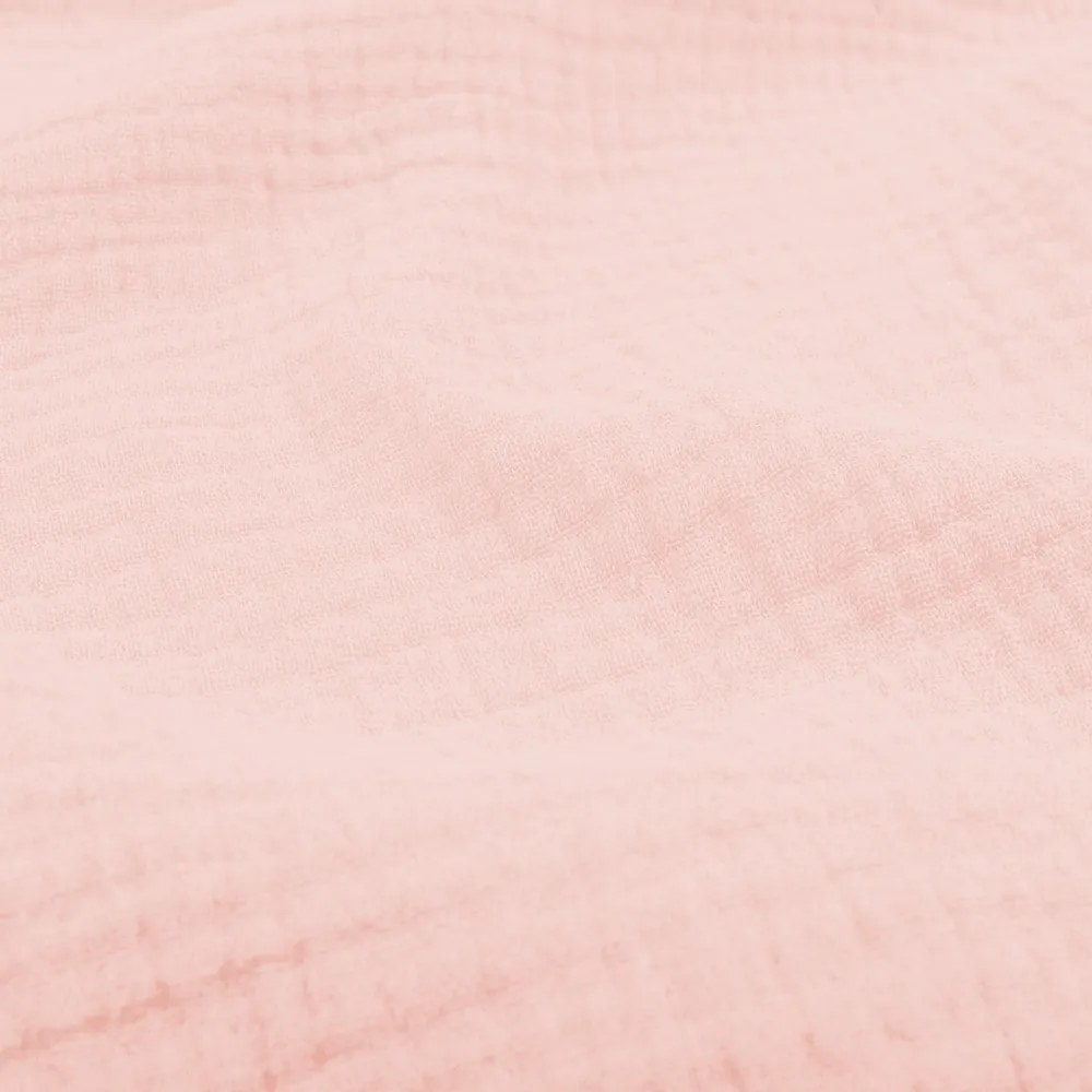 Biante Mušelínový behúň na stôl MSN-077 Bledo ružový 20x120 cm