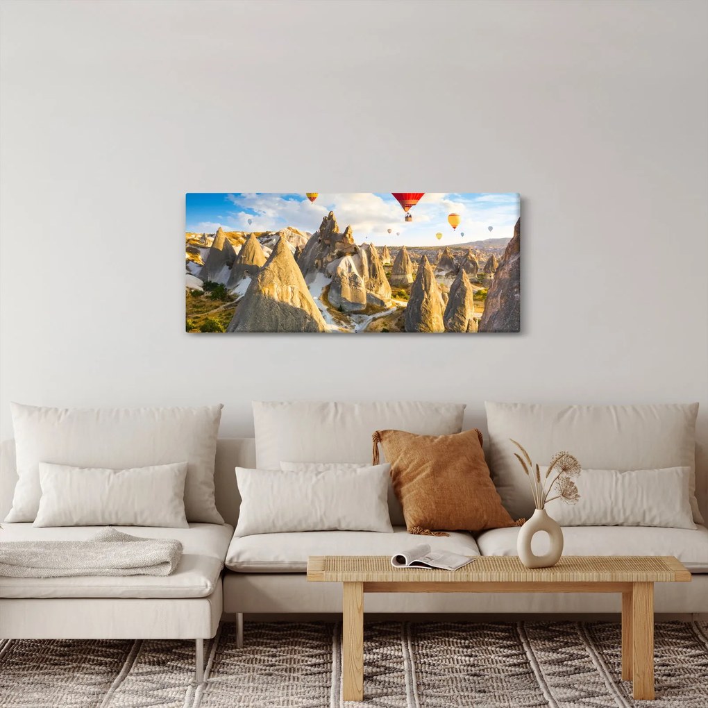 Obraz - Teplovzdušné balóny (120x50 cm)