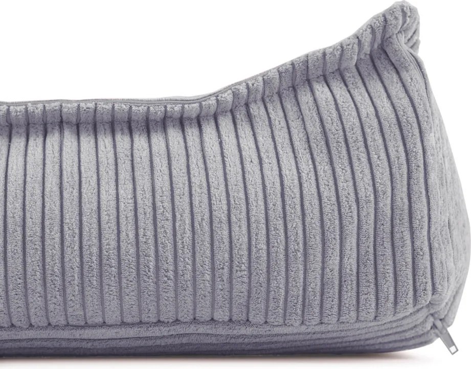 Podlahový puf menčester šedá