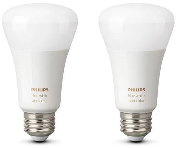 LED žiarovka Hue White and Color Ambiance, E27, 10W, sada 2ks / Philips Hue