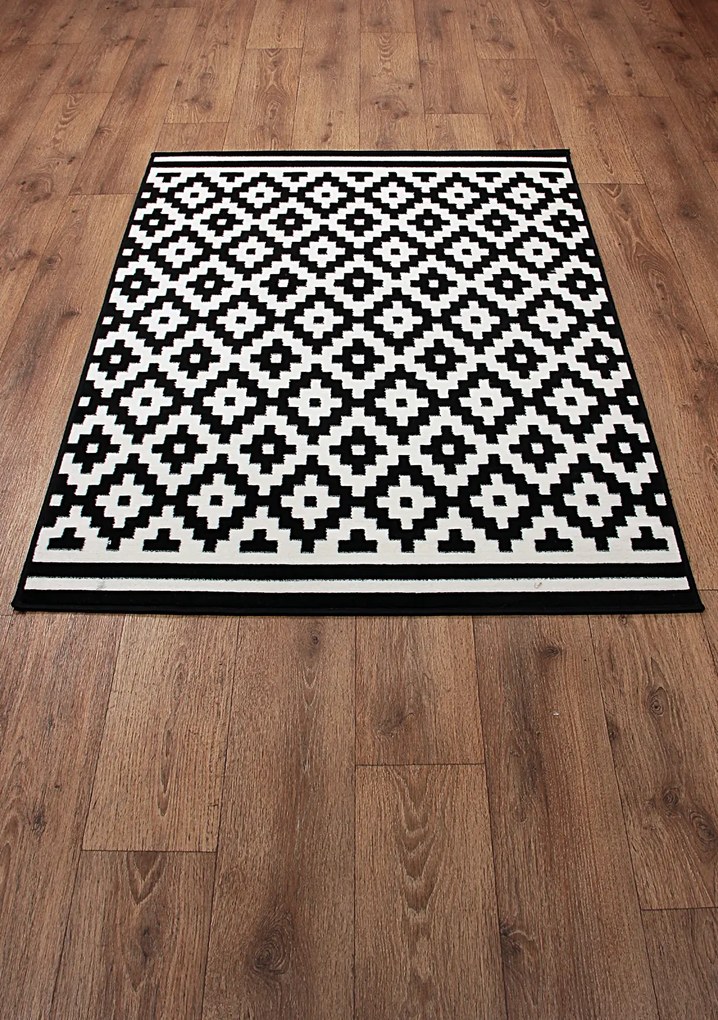 Koberec Gold WHITE 1223/18 rozmery koberec: 80x150 cm