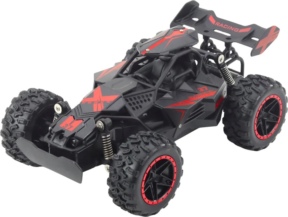 LEAN Toys RC terénne auto na diaľkové ovládanie červené 1:18 20 km/h