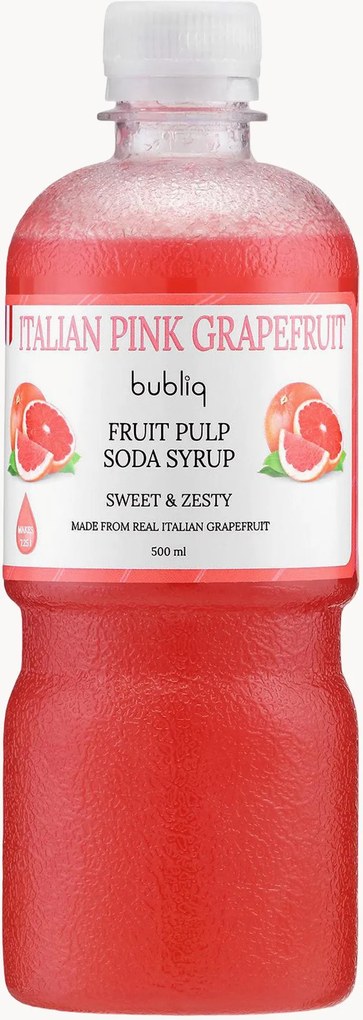 Sirup do'sódy's ovocnou dužinou Italian Pink Grapefruit