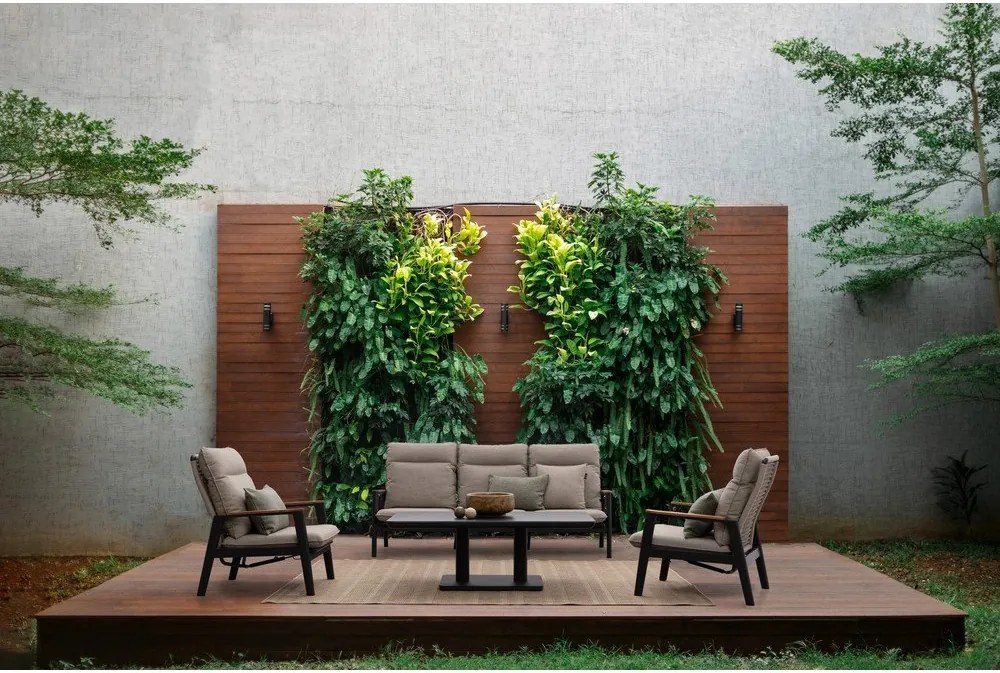 Hliníkový záhradný jedálenský stôl 80x140 cm Miguel – Bizzotto