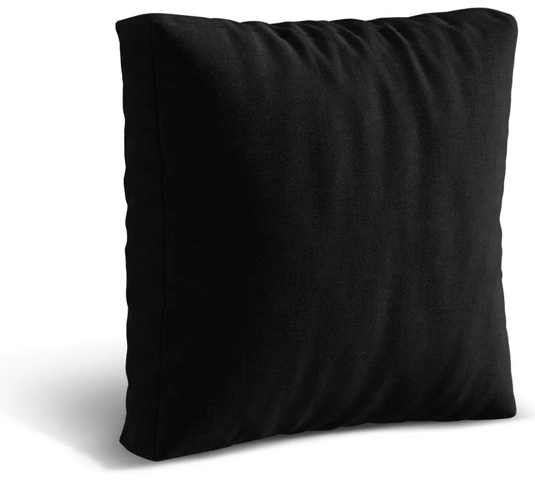 Čierny vankúš k modulárnej pohovke Martina – Micadoni Home