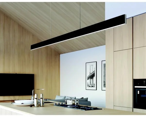 Azzardo AZ5109 - LED Stmievateľný luster na lanku OLIVIER LED/50W/230V čierna