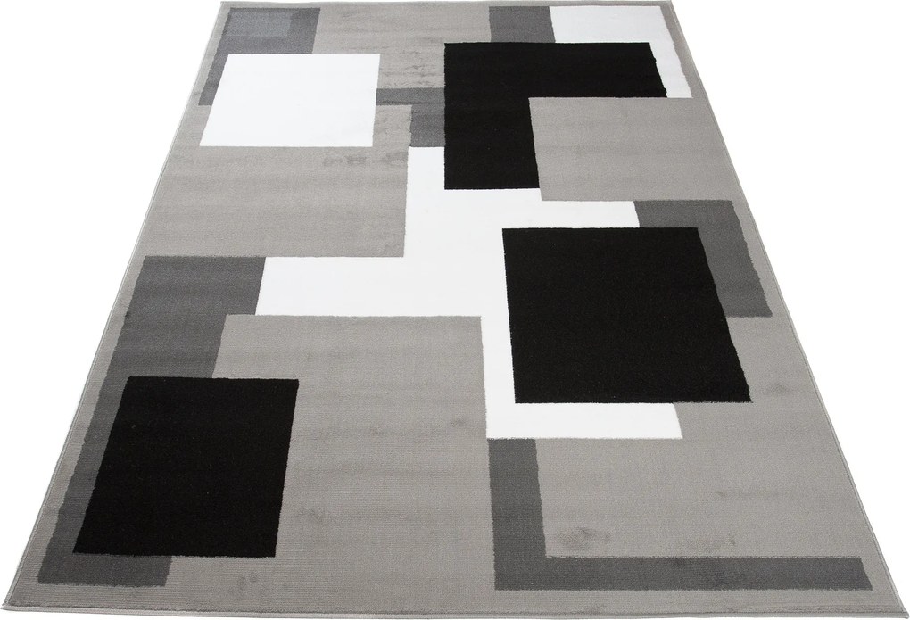 TA Koberec T968A GRAY CHEAP PP CRM Sivý Obdĺžnikový Rozmer: 80x150 cm