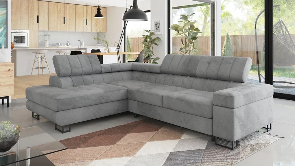 Moderná pohovka Wales Premium, Dostupné poťahy: Terra 5 ECO, Strana: ľavá