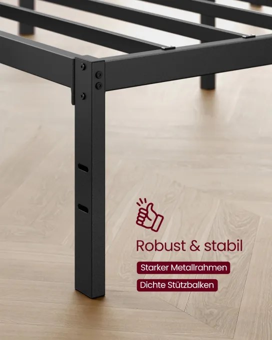 Kovová posteľ 90 cm RMB152BD01