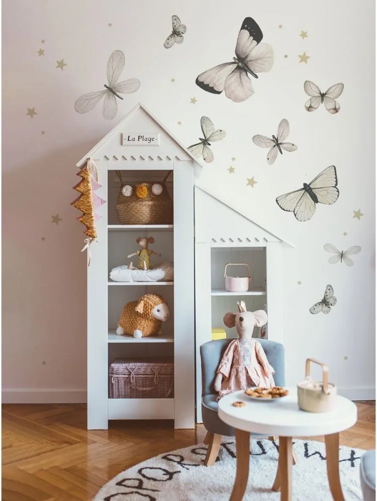 Samolepka do detskej izby motýlí tanečný set S
