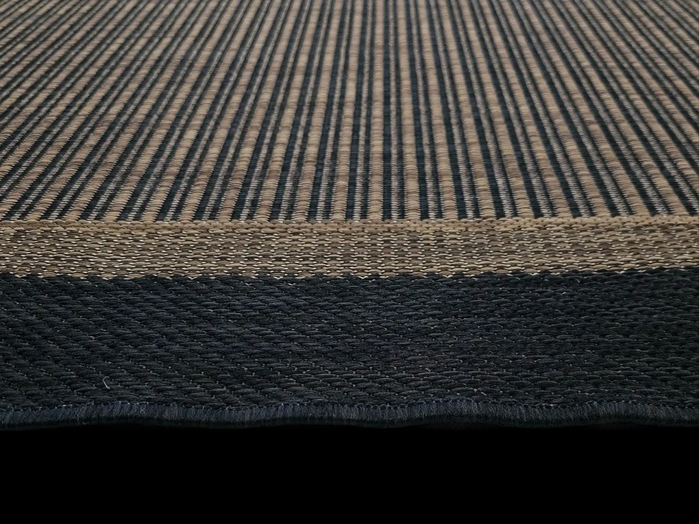 Koberec Eqos 0001 Brown – hnedý vzorovaný obdĺžnik Rozmer: 160x220 cm