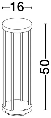 Vonkajšia lampa Nereus 50