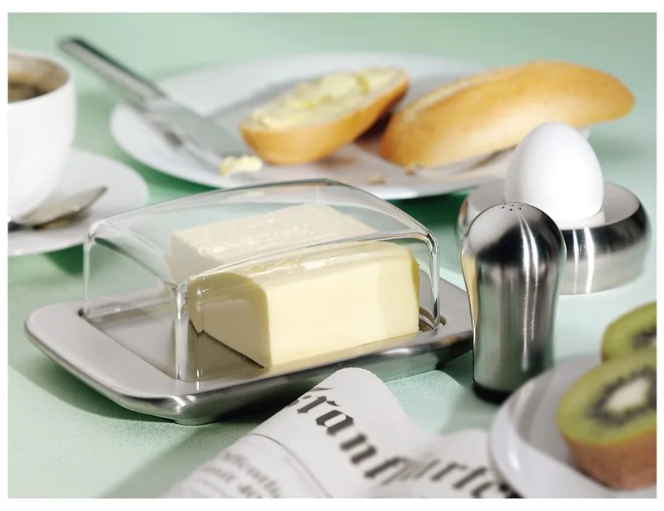 Nádobka na maslo WMF Cromargan® Brunch, 18 x 9 cm