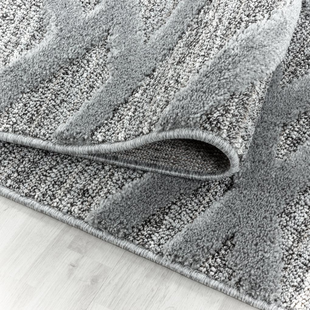Ayyildiz Kusový koberec PISA 4706, Okrúhly, Sivá Rozmer koberca: 160 cm KRUH