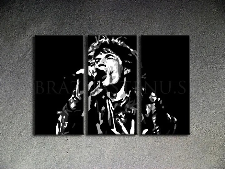 Ručne maľovaný POP Art obraz Mick Jagger | rôzne rozmery