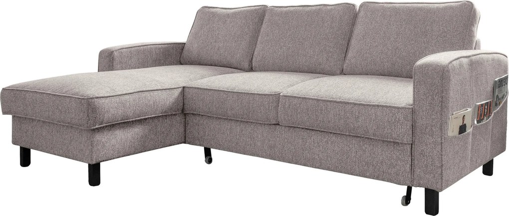 XXXLutz ROHOVÁ SEDAČKA, textil, sivobiela MID.YOU - Sedačky - 001454003201