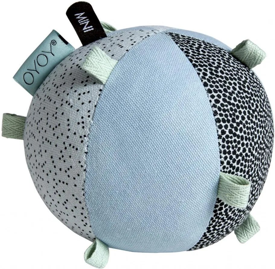 OYOY Textilná hračka pre bábätká Ball Dusty aqua