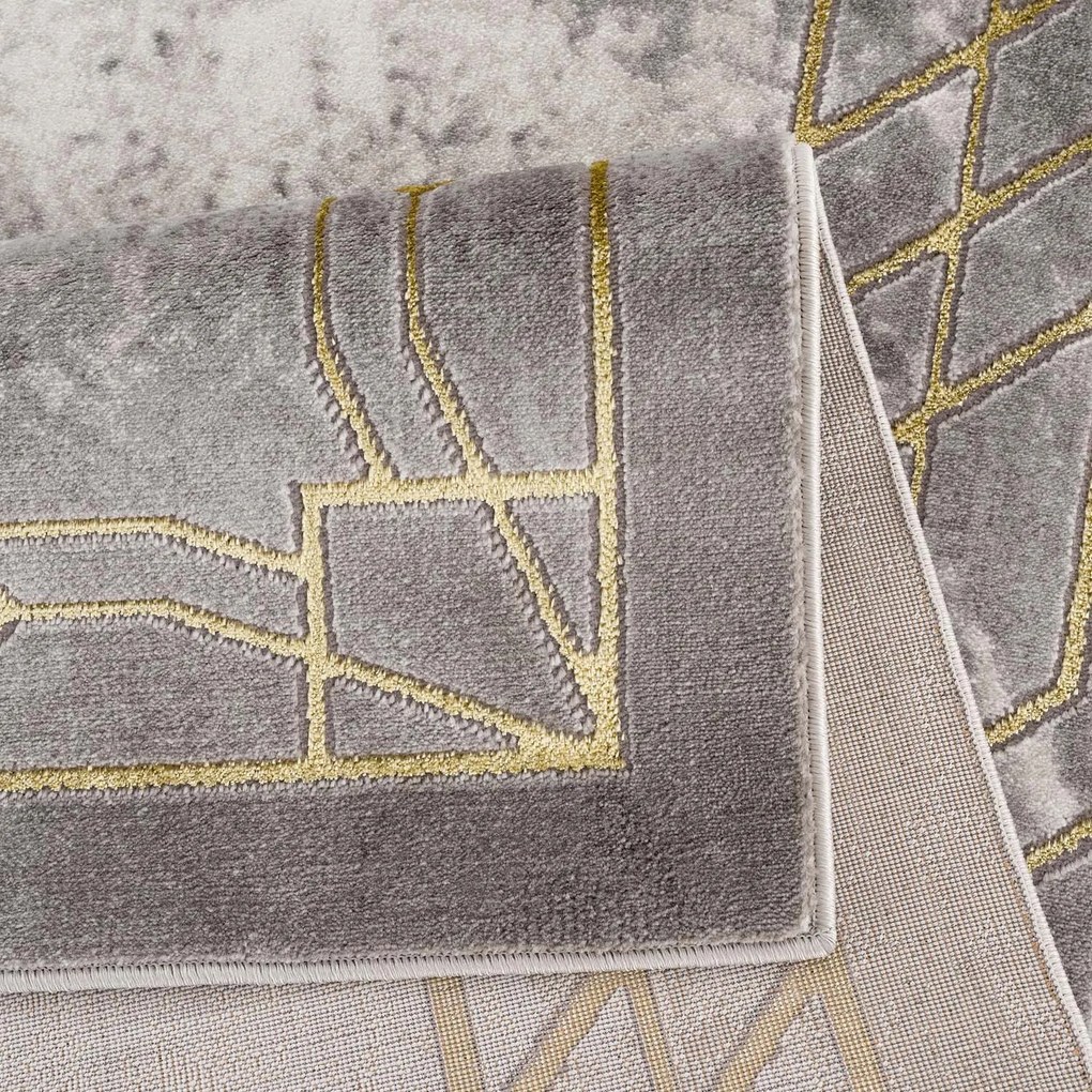 Dekorstudio Moderný koberec NOA - vzor 9337 zlatý Rozmer koberca: 140x200cm