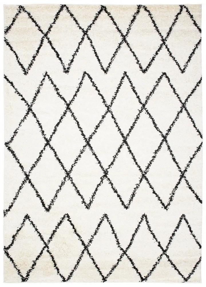 Kusový koberec shaggy Primka krémový 120x170cm
