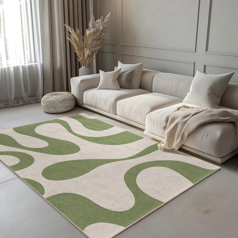 Zelený prateľný koberec 160x230 cm Matcha Latte – Mila Home