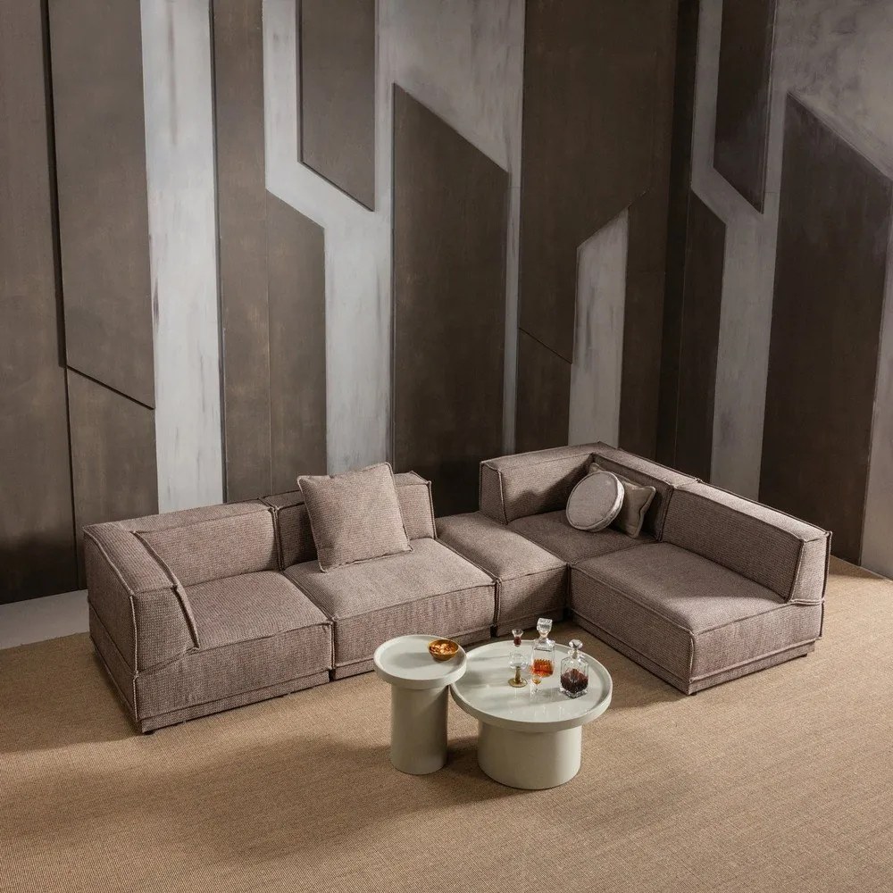 Lesklý okrúhly odkladací stolík ø 40 cm Veluna – WOOOD