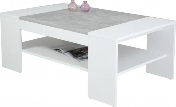 Sconto Konferenčný stolík OLIVER biela/betón