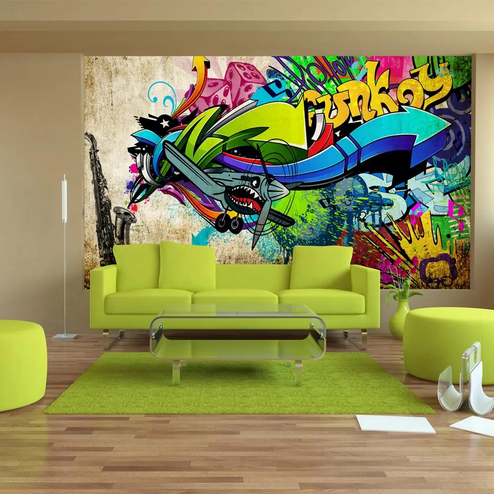 Artgeist Fototapeta - Funky - graffiti Veľkosť: 450x315, Verzia: Premium