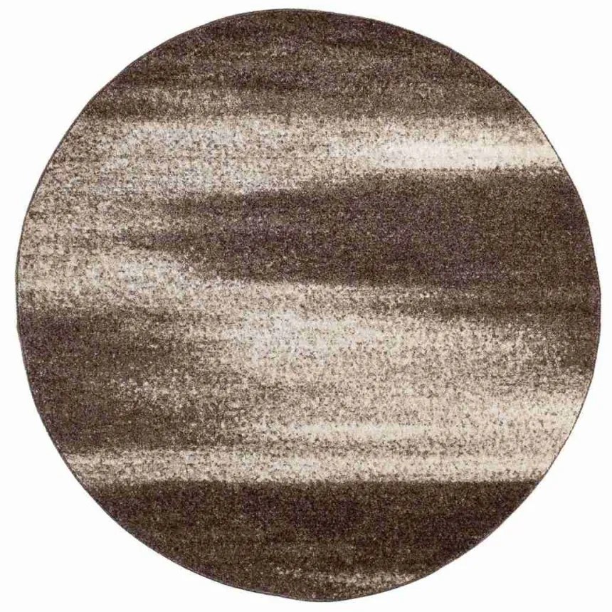 Kusový koberec Adonis hnedý kruh, Velikosti 130x130cm