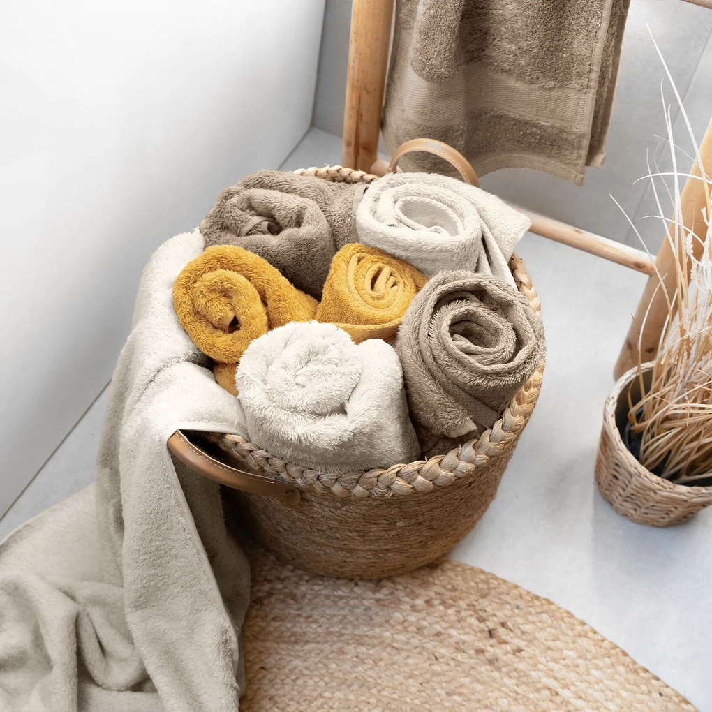 Goldea bambusový uterák/osuška - zlatý 70 x 140 cm