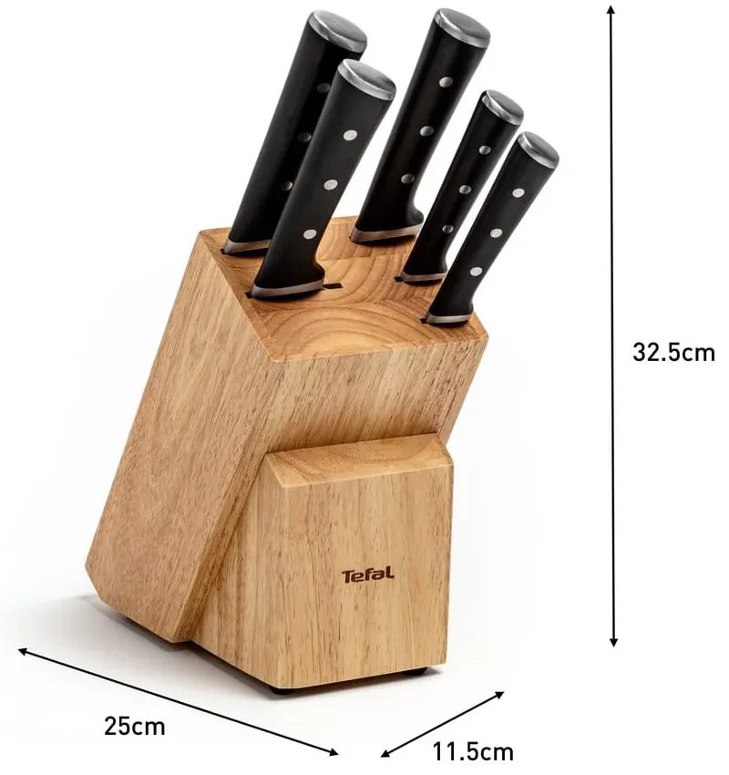 Blok na nože s 5 nožmi Ice Force - Tefal