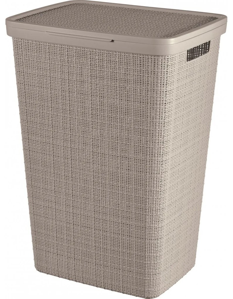 Curver Kôš na špinavú bielizeň Jute 58 l, taupe
