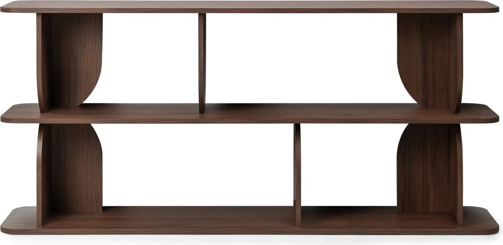Regál Loocky 74 cm ořech Warmia