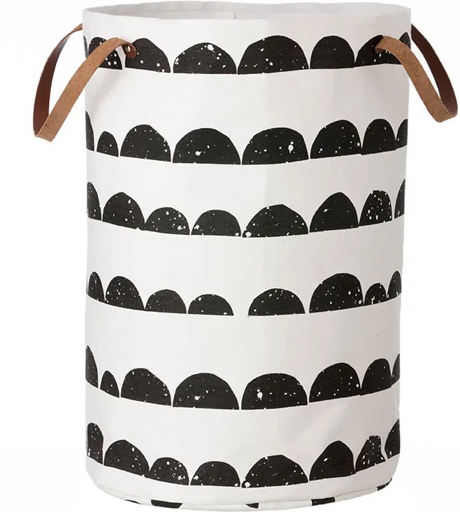 Ferm Living Textilný kôš na bielizeň Half Moon Laundry Basket