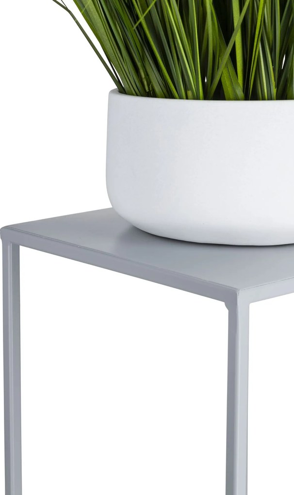 STOJAN NA KVETINÁČ SIMPLE 100X24X24 CM SIVÁ