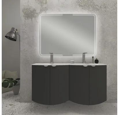 Kúpeľňová skrinka pod umývadlo Baden Haus Onda grafit matný 69 x 70 x 51 cm