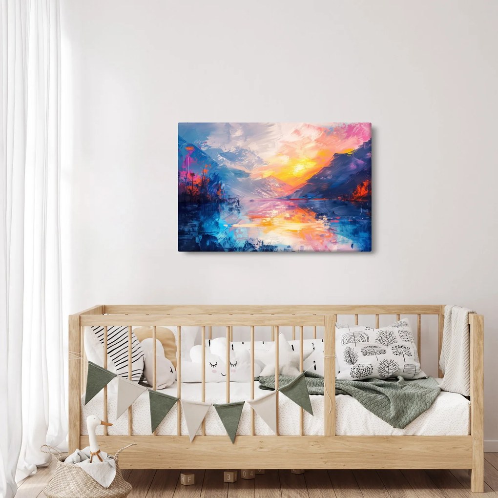Obraz - Maľba krajiny (90x60 cm)