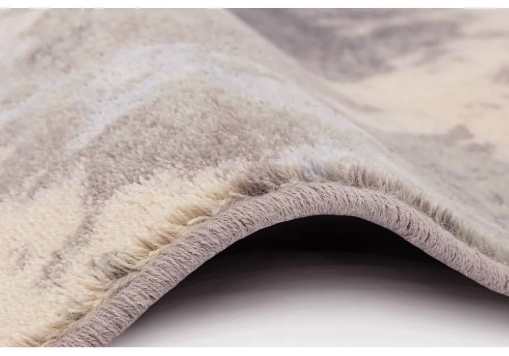 Sivý vlnený koberec 133x180 cm Daub – Agnella