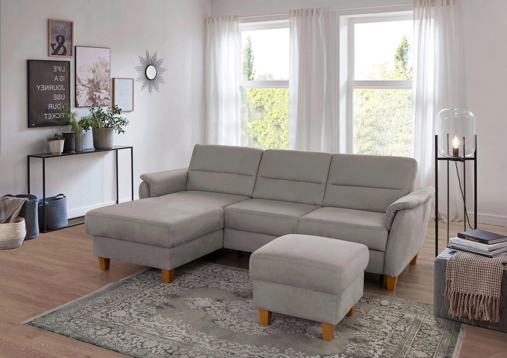 XXXLutz ROHOVÁ SEDAČKA, textil, antracitová Sit & More - Sedačky - 000144019701