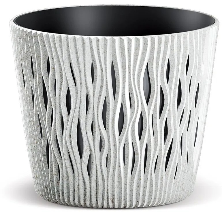 Kvetináč SCANDY ECO biely