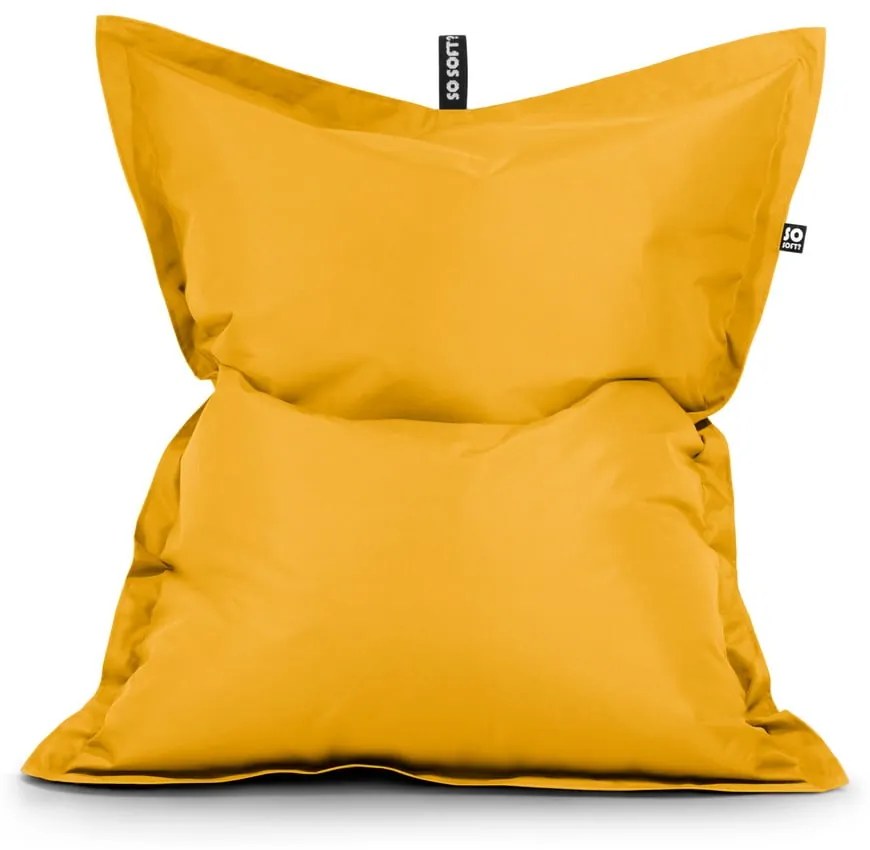Žltý sedací vak Pad XXL – So Soft?