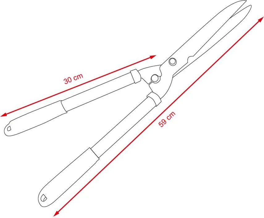 Velké záhradné nožnice AVENBERG Frederick - 59 cm